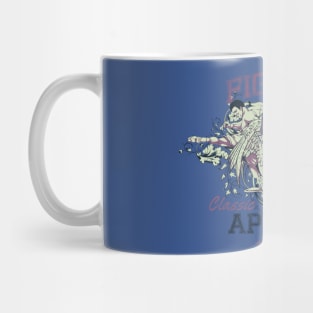 brain showing skull circled by fighters Mug